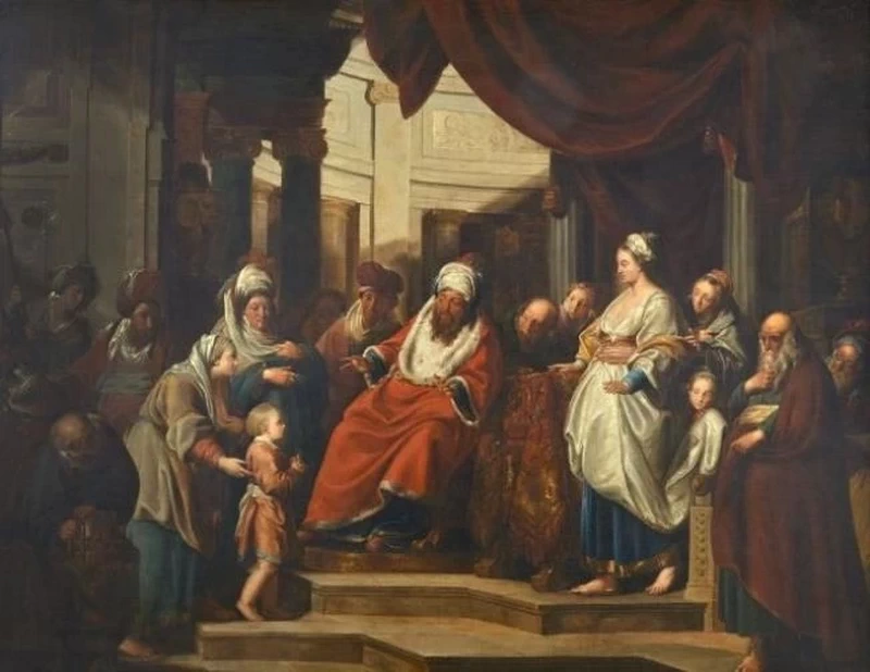 Pieter Jozef Verhaghen - Mosè presentato al faraone